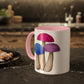 Bisexual Pride Flag Mushrooms - Mug