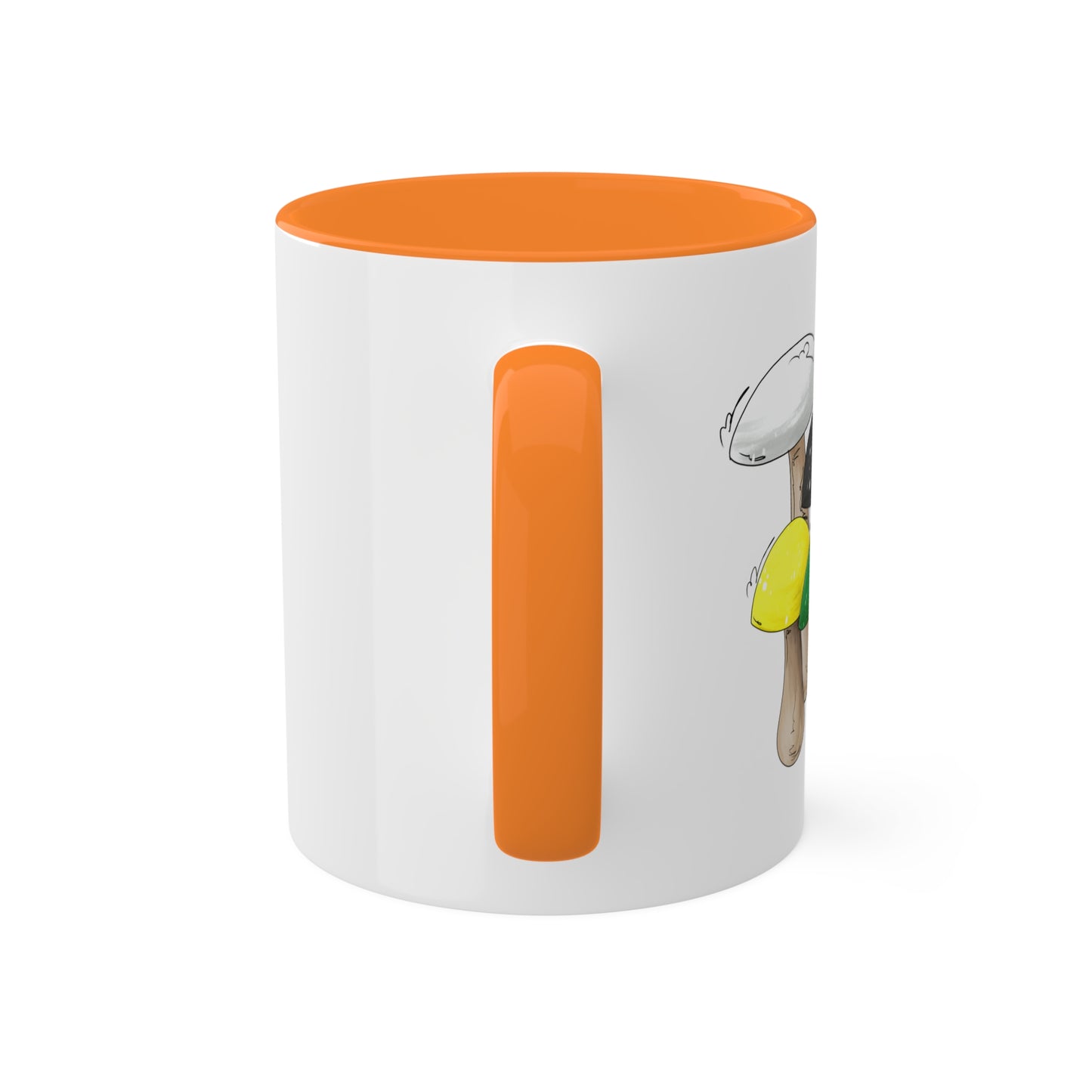 Straight Ally Pride Flag Mushrooms - Mug