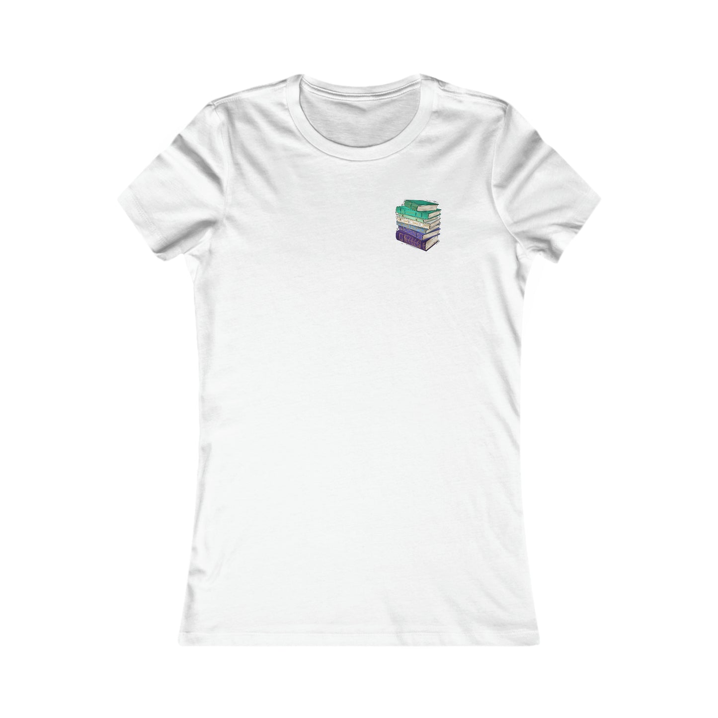 Gay Male Pride Flag Old Books - Women's T-Shirt