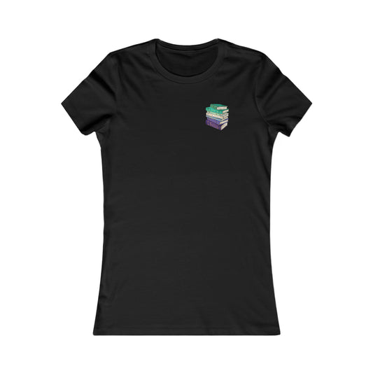 Gay Male MLM Pride Flag Old Books - Women's T-Shirt