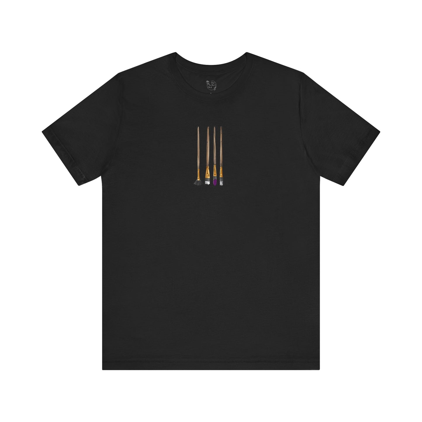 Demisexual Pride Flag Paint Brushes - Unisex T-Shirt