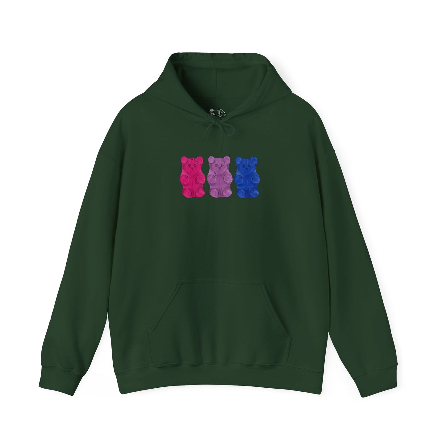 Bisexual Pride Flag Gummy Bears - Adult Unisex Hoodie