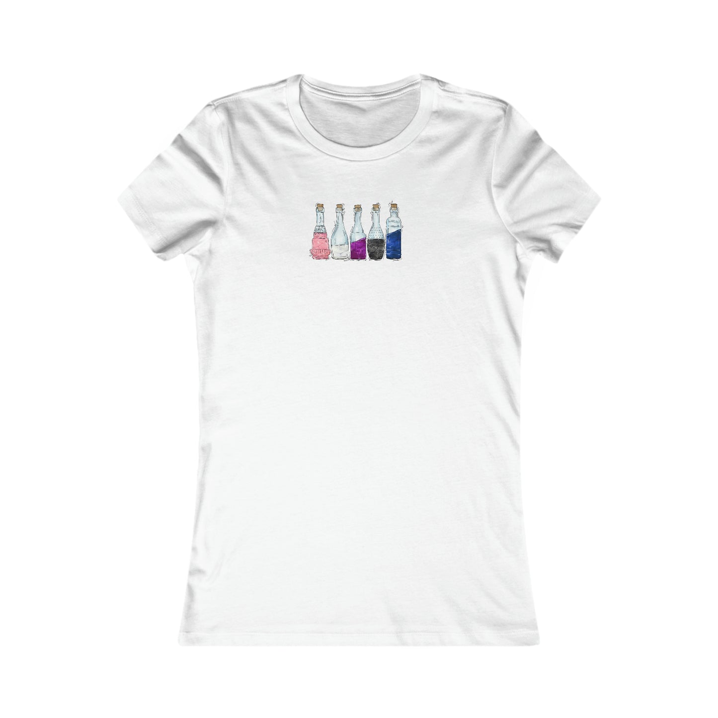 Genderfluid Pride Flag Potion Bottles - Women's T-Shirt