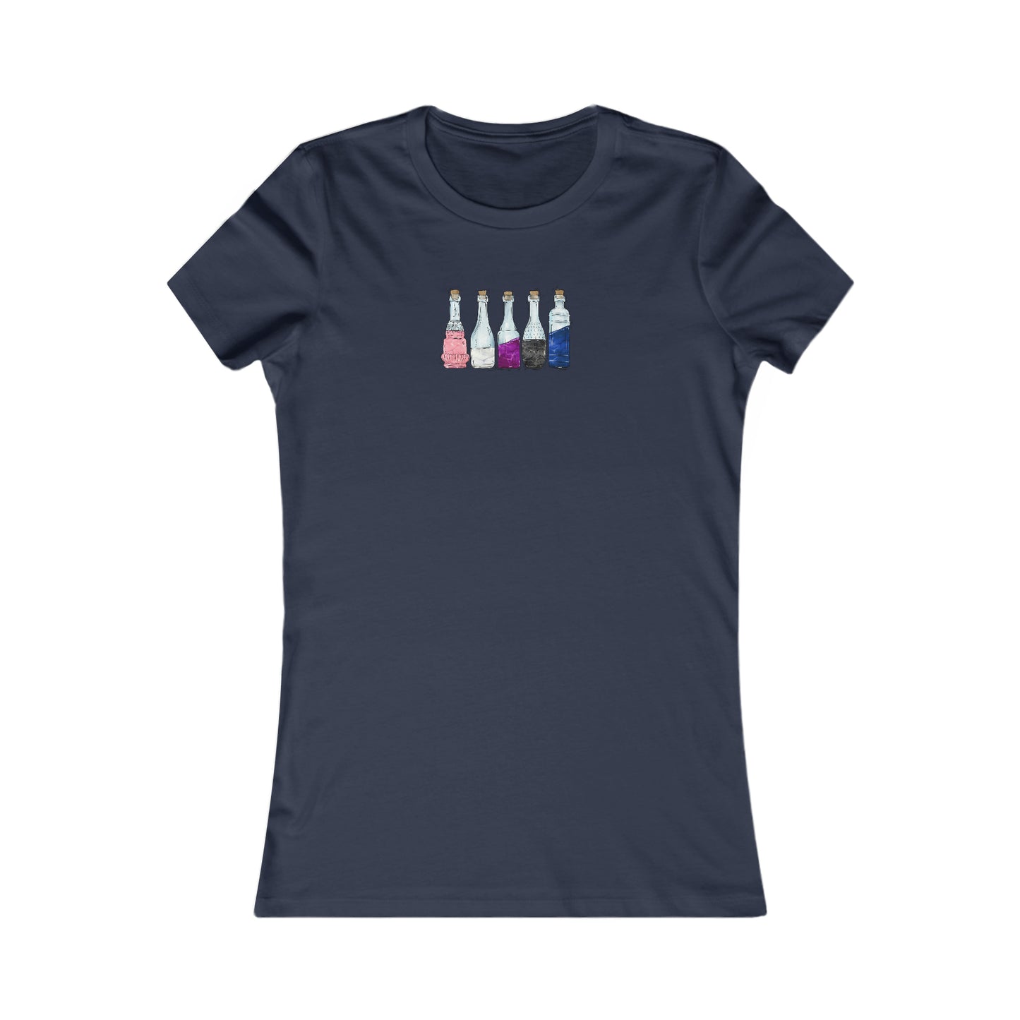 Genderfluid Pride Flag Potion Bottles - Women's T-Shirt