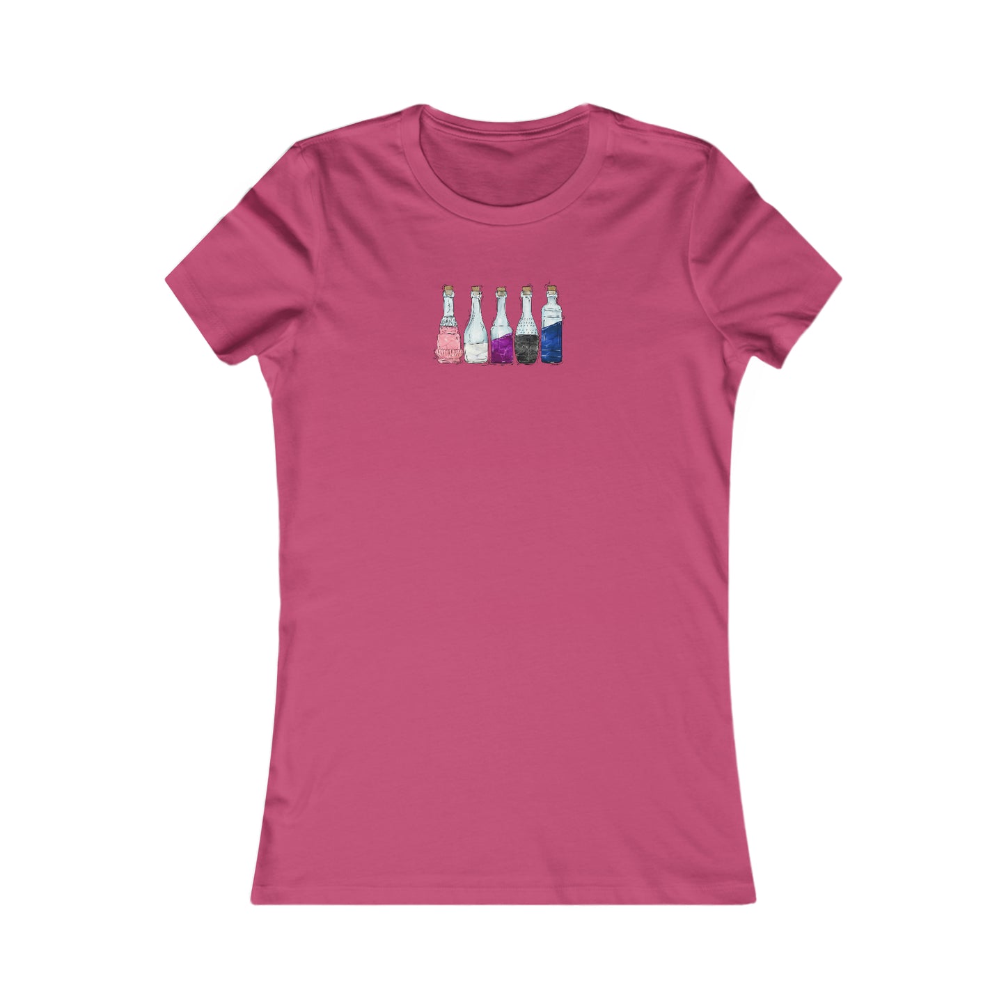 Genderfluid Pride Flag Potion Bottles - Women's T-Shirt