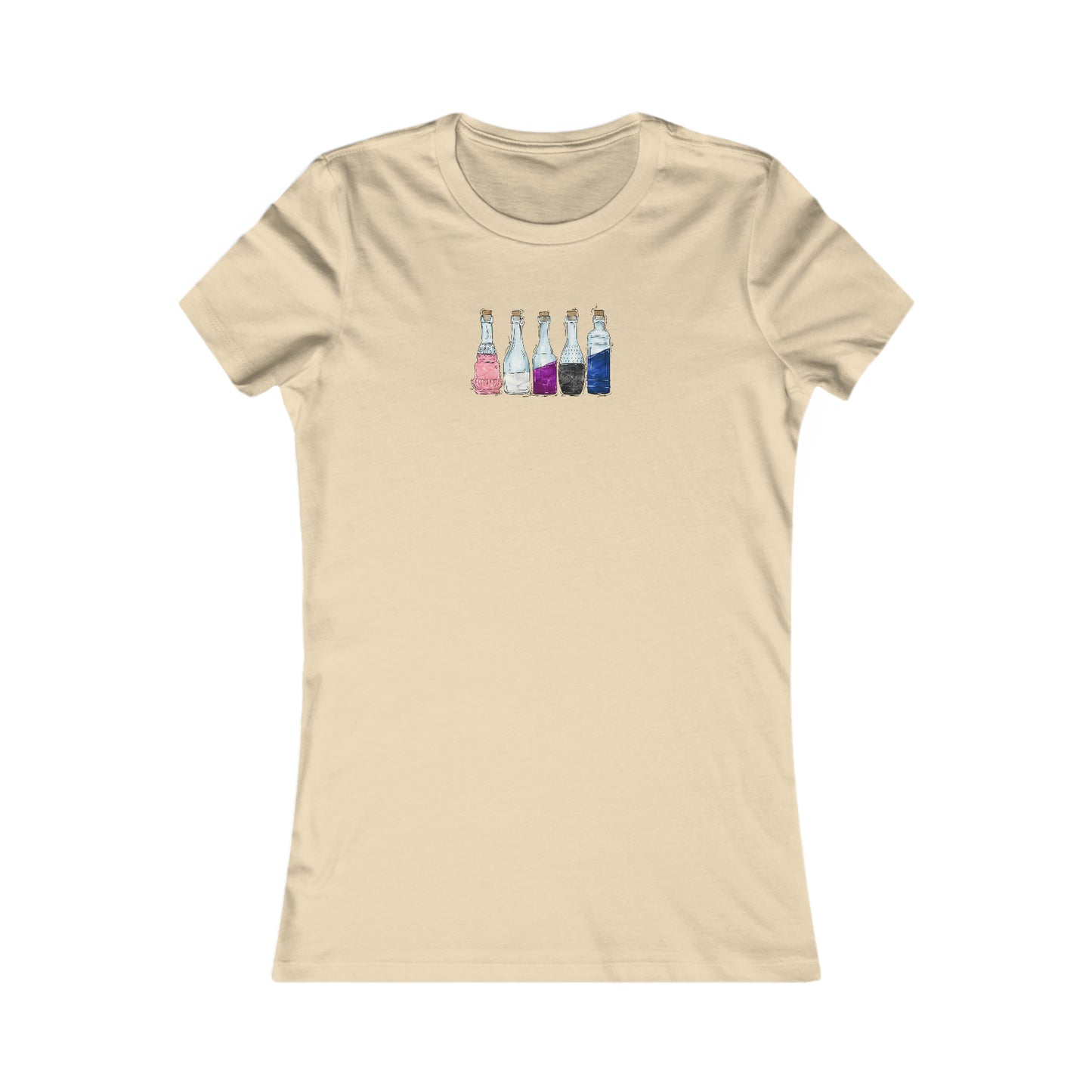 Genderfluid Pride Flag Potion Bottles - Women's T-Shirt