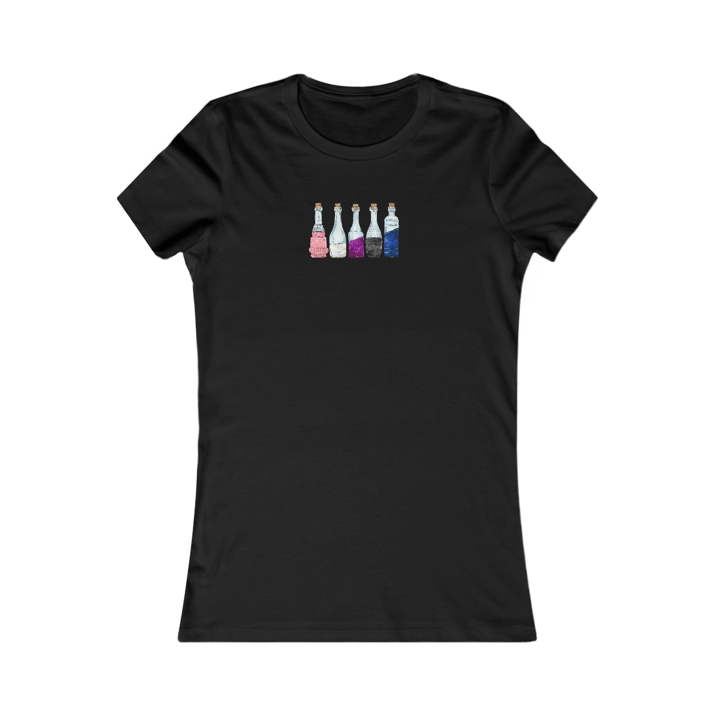 Genderfluid Pride Flag Potion Bottles - Women's T-Shirt