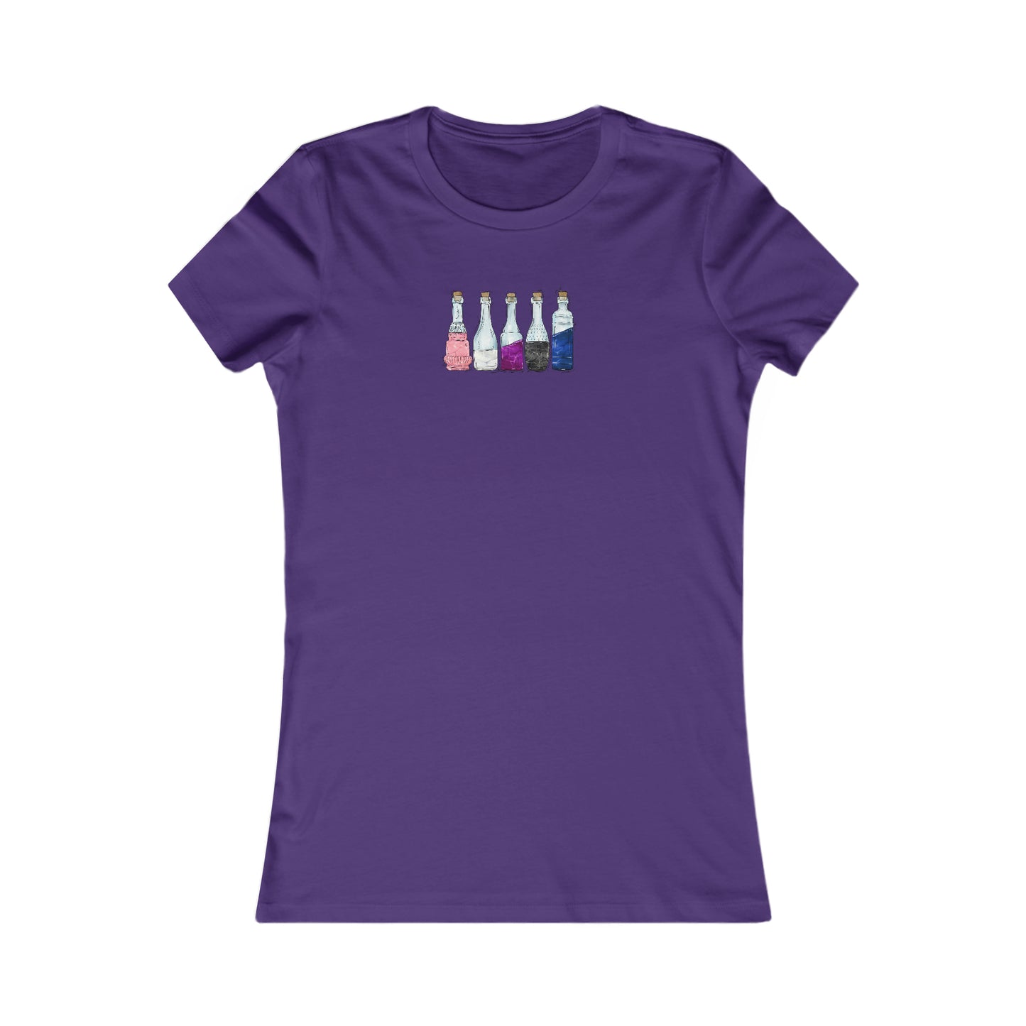 Genderfluid Pride Flag Potion Bottles - Women's T-Shirt