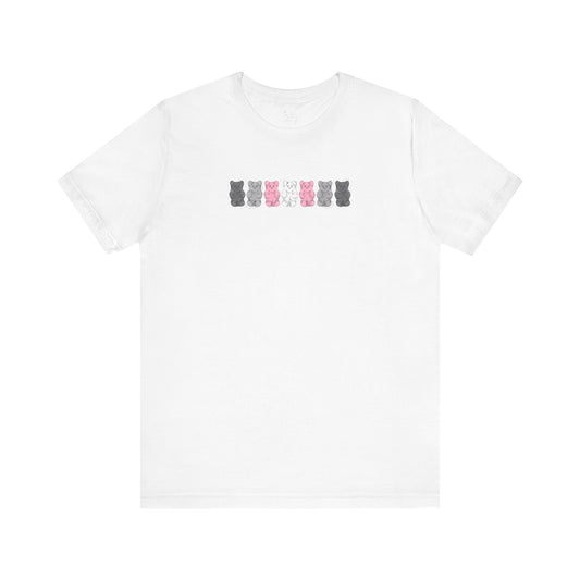 Demi Girl Pride Flag Gummy Bears - Unisex T-Shirt