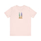 Gay Male Pride Flag Candlesticks - Unisex T-Shirt