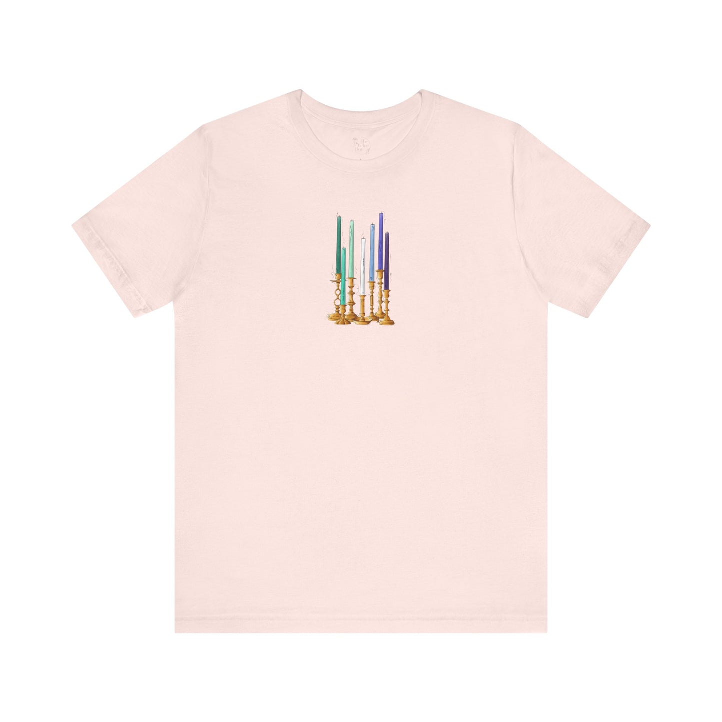 Gay Male Pride Flag Candlesticks - Unisex T-Shirt