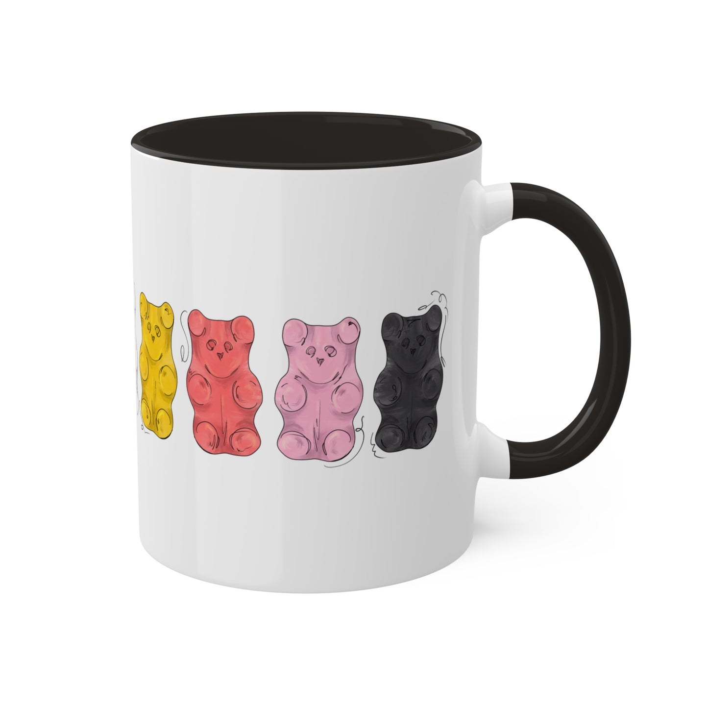 Queer Pride Flag Gummy Bears - Mug