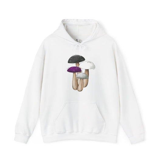 Demisexual Pride Flag Mushrooms - Adult Unisex Hoodie