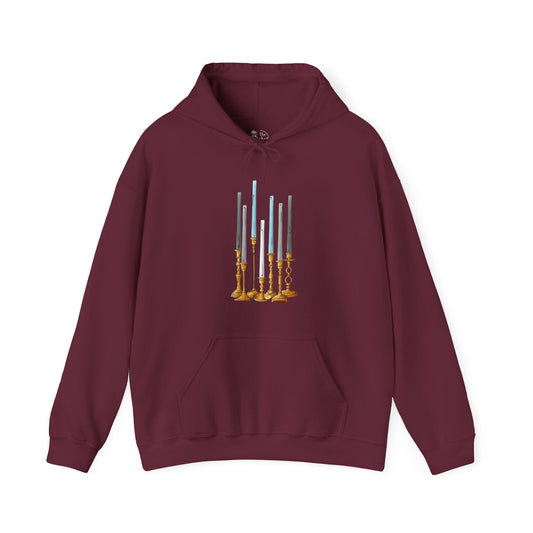 Demi Boy Pride Flag Candlesticks- Adult Unisex Hoodie