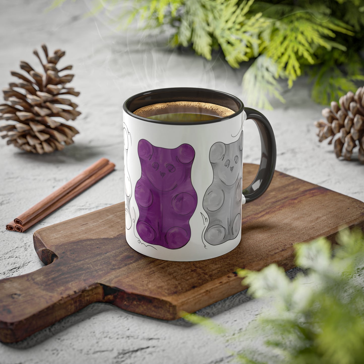 Demisexual Pride Flag Gummy Bears - Mug