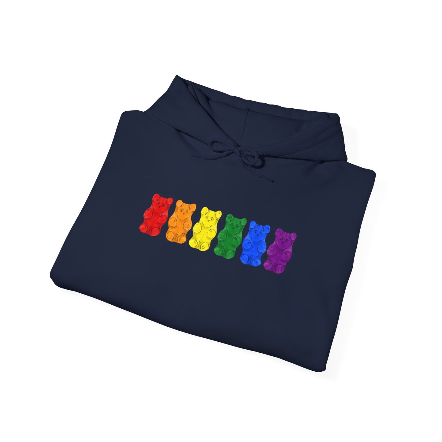 Gay Pride Flag Gummy Bears - Adult Unisex Hoodie