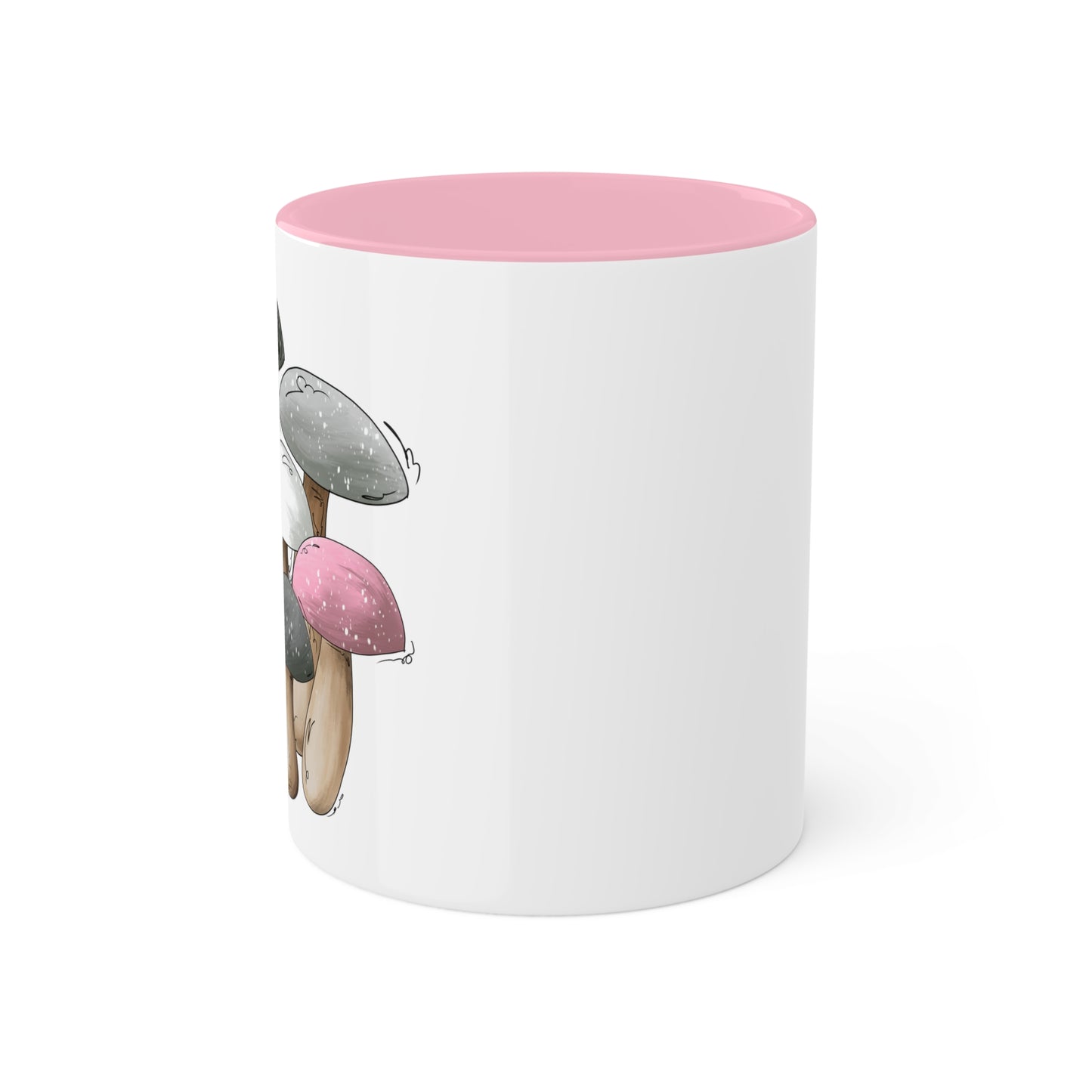 Demi Girl Pride Flag Mushrooms - Mug