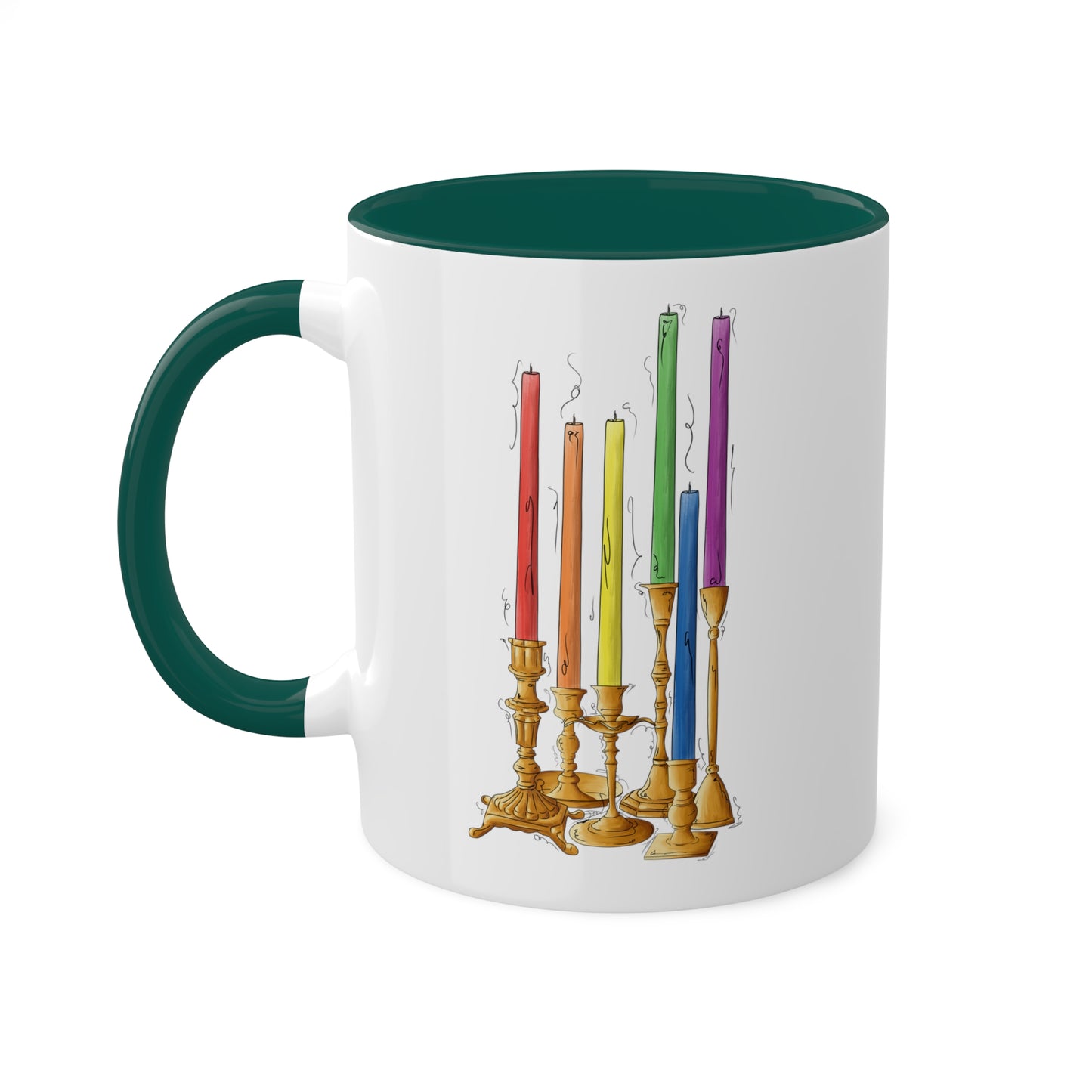 Gay Pride Flag Candlesticks - Mug