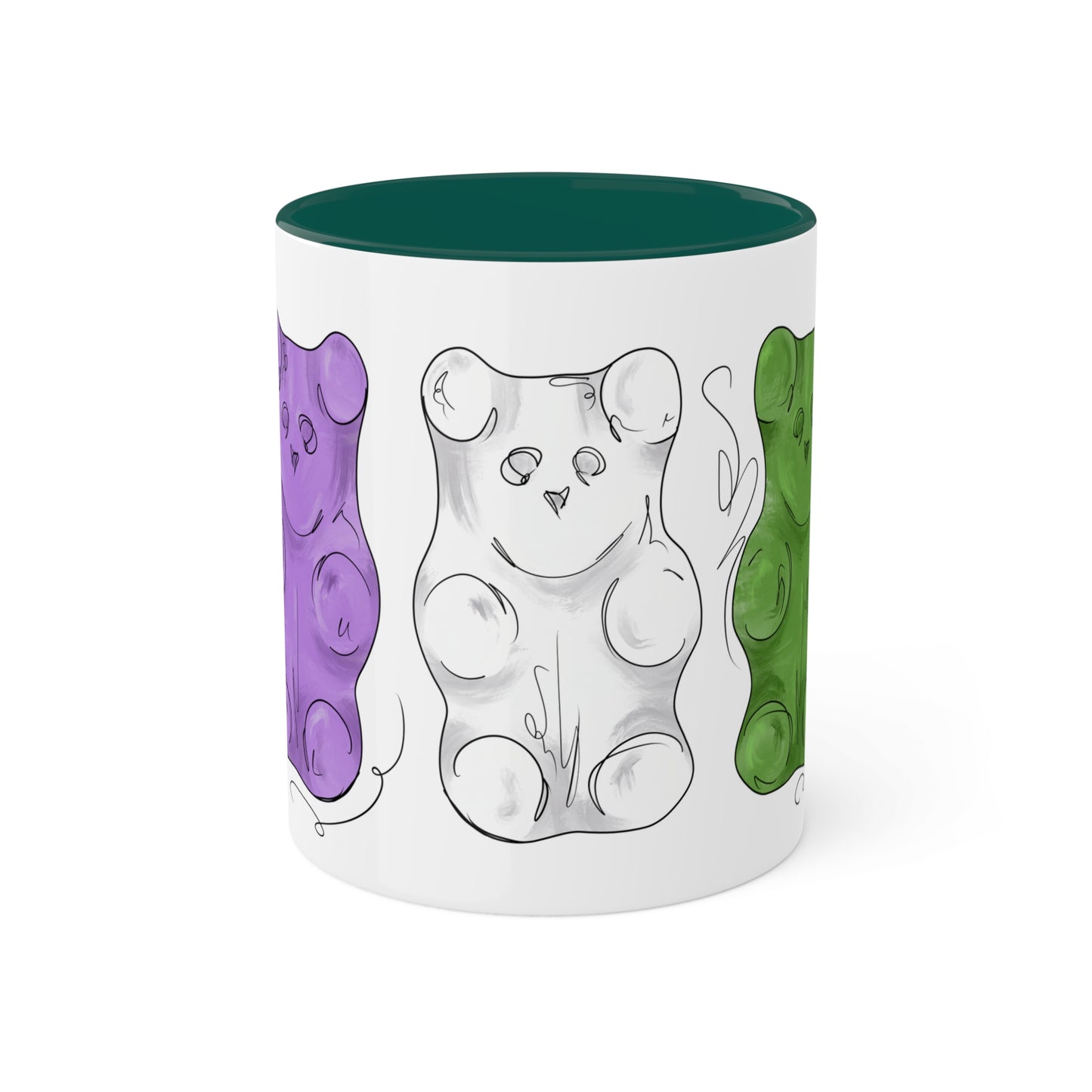 Genderqueer Pride Flag Gummy Bears - Mug