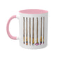 Lesbian Pride Flag Paint Brushes - Mug