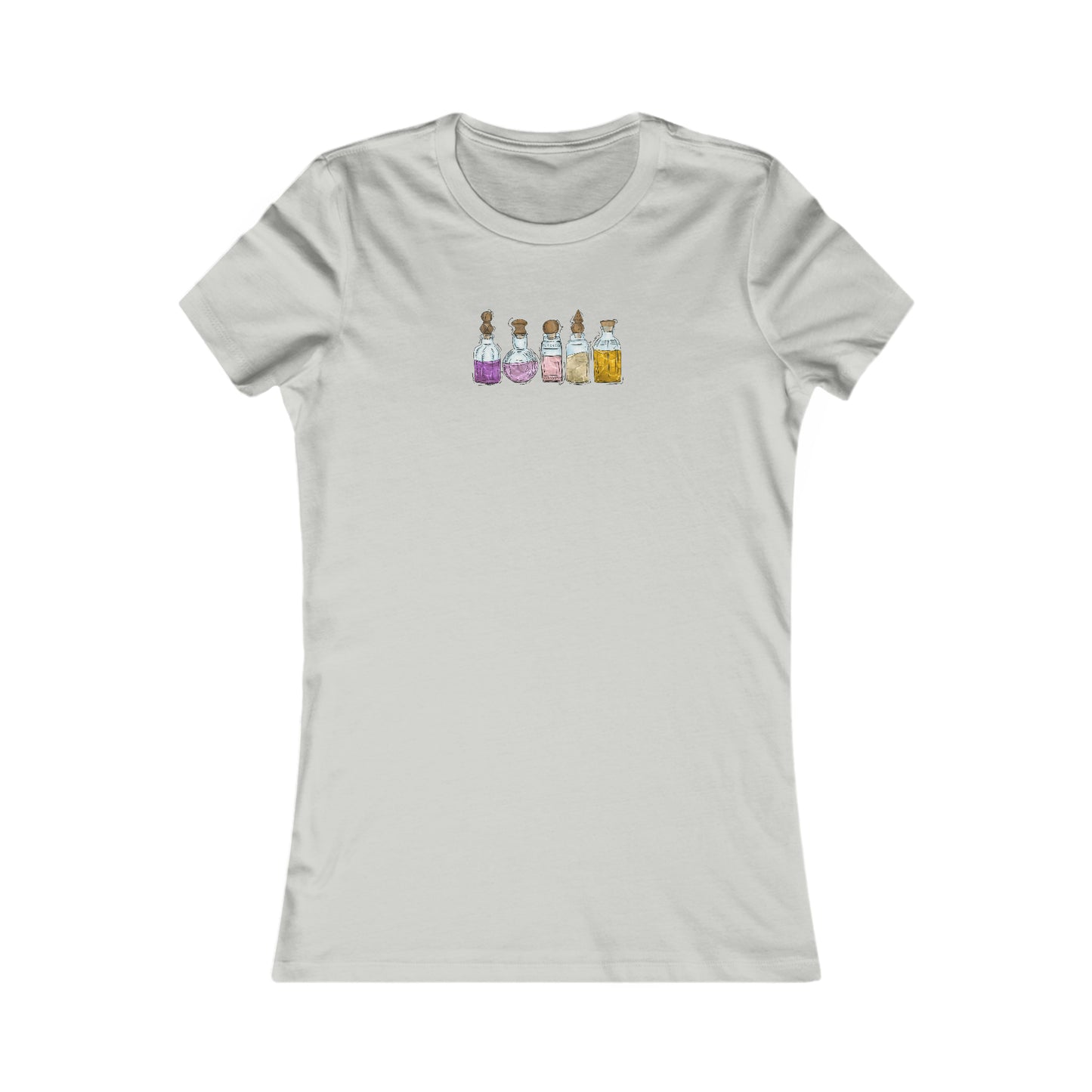 Trixic Pride Flag Potion Bottles - Women's T-Shirt