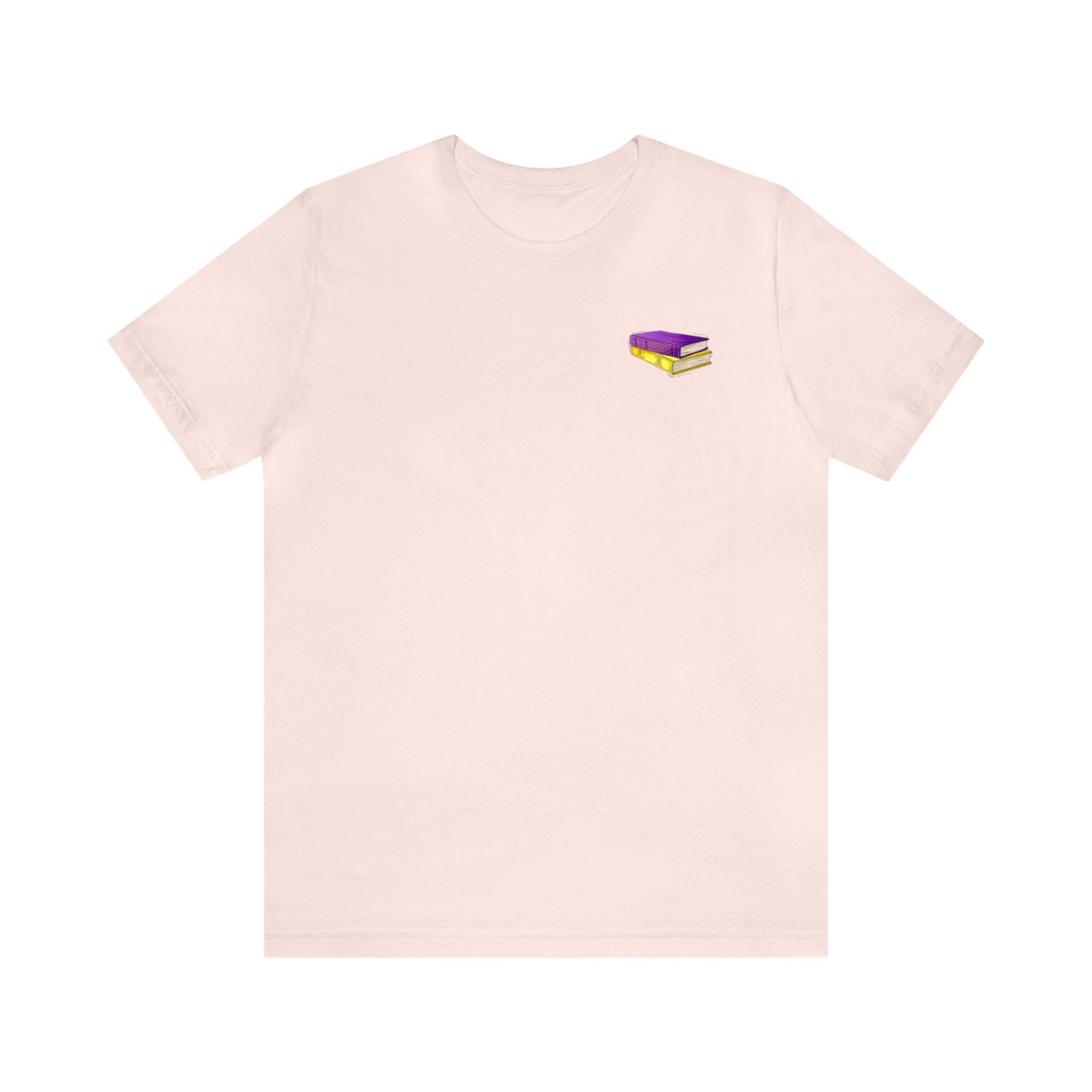 Intersex Pride Flag Old Books - Unisex T-Shirt