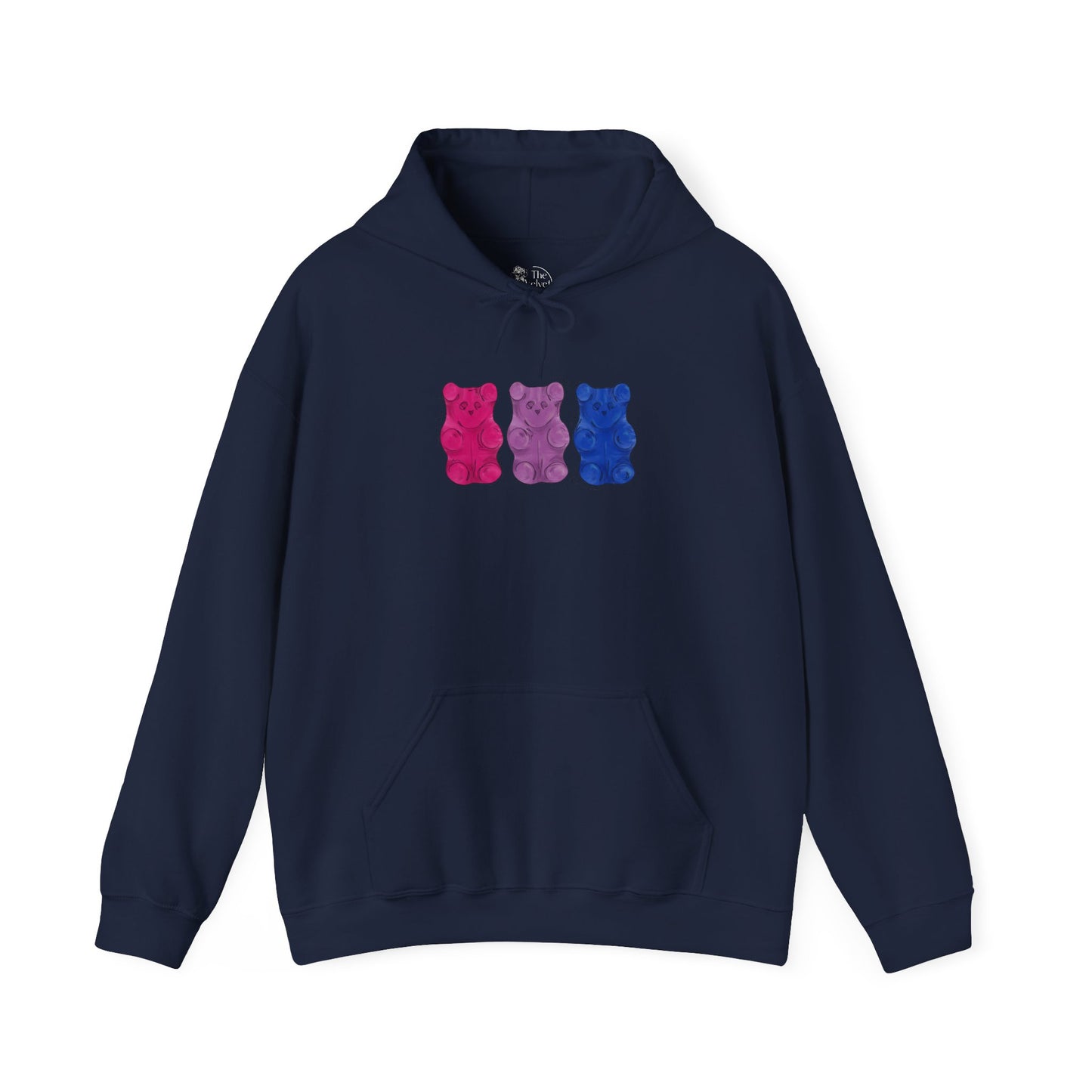 Bisexual Pride Flag Gummy Bears - Adult Unisex Hoodie