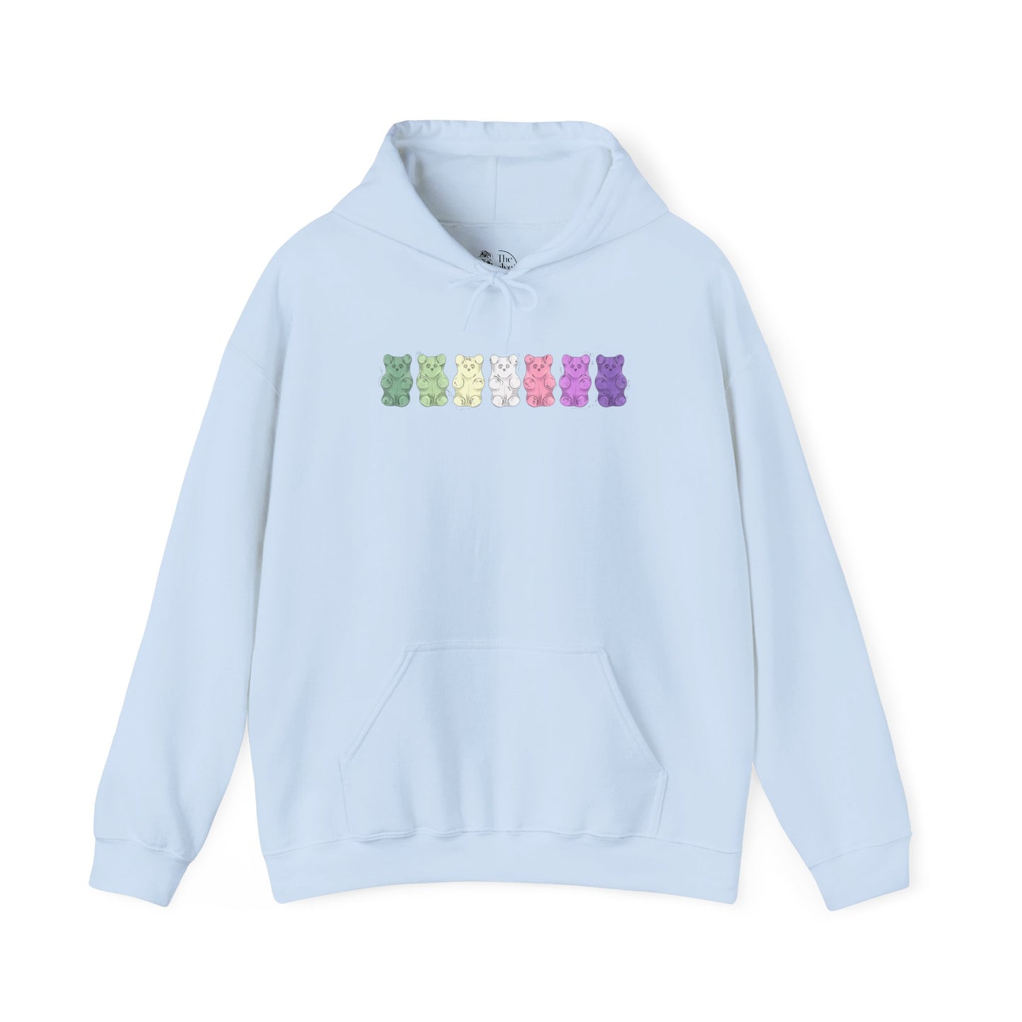 Genderfae Pride Flag Gummy Bears - Adult Unisex Hoodie