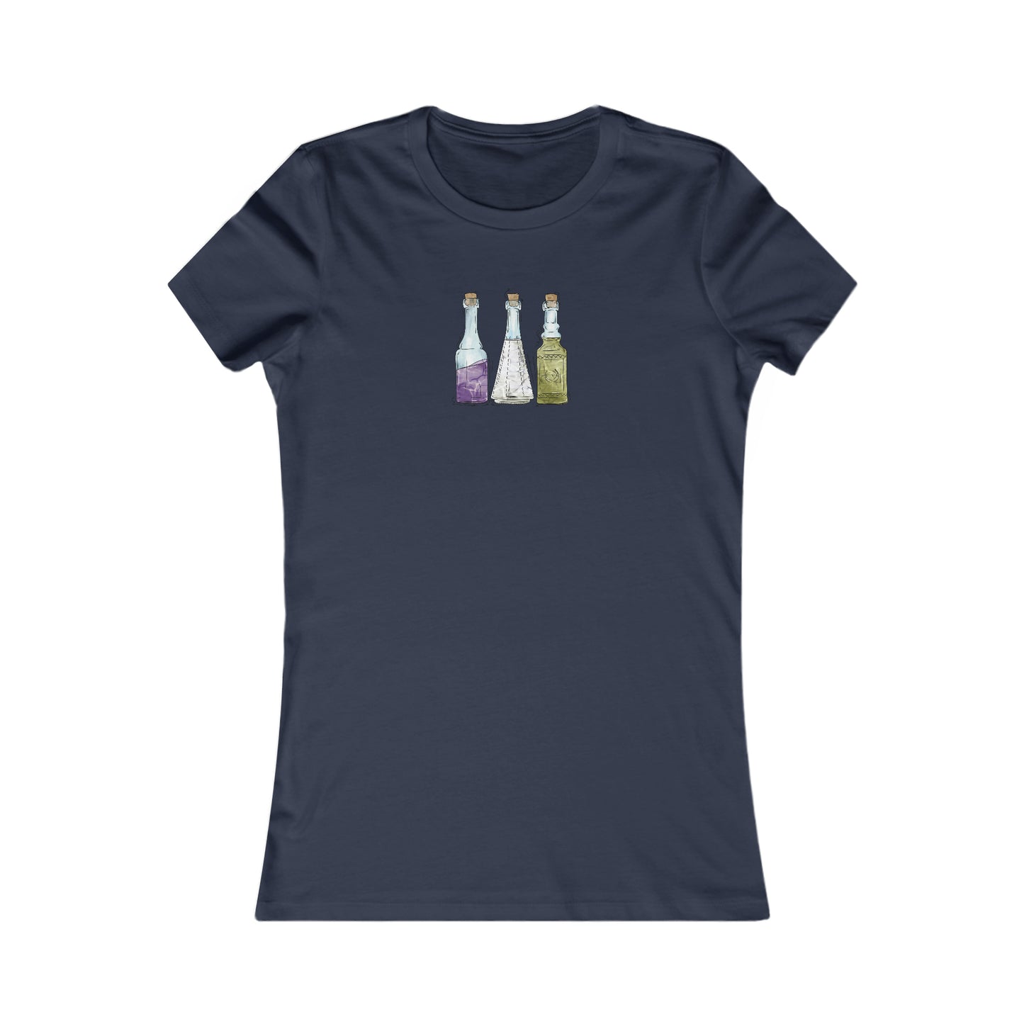 Genderqueer Pride Flag Potion Bottles - Women's T-Shirt