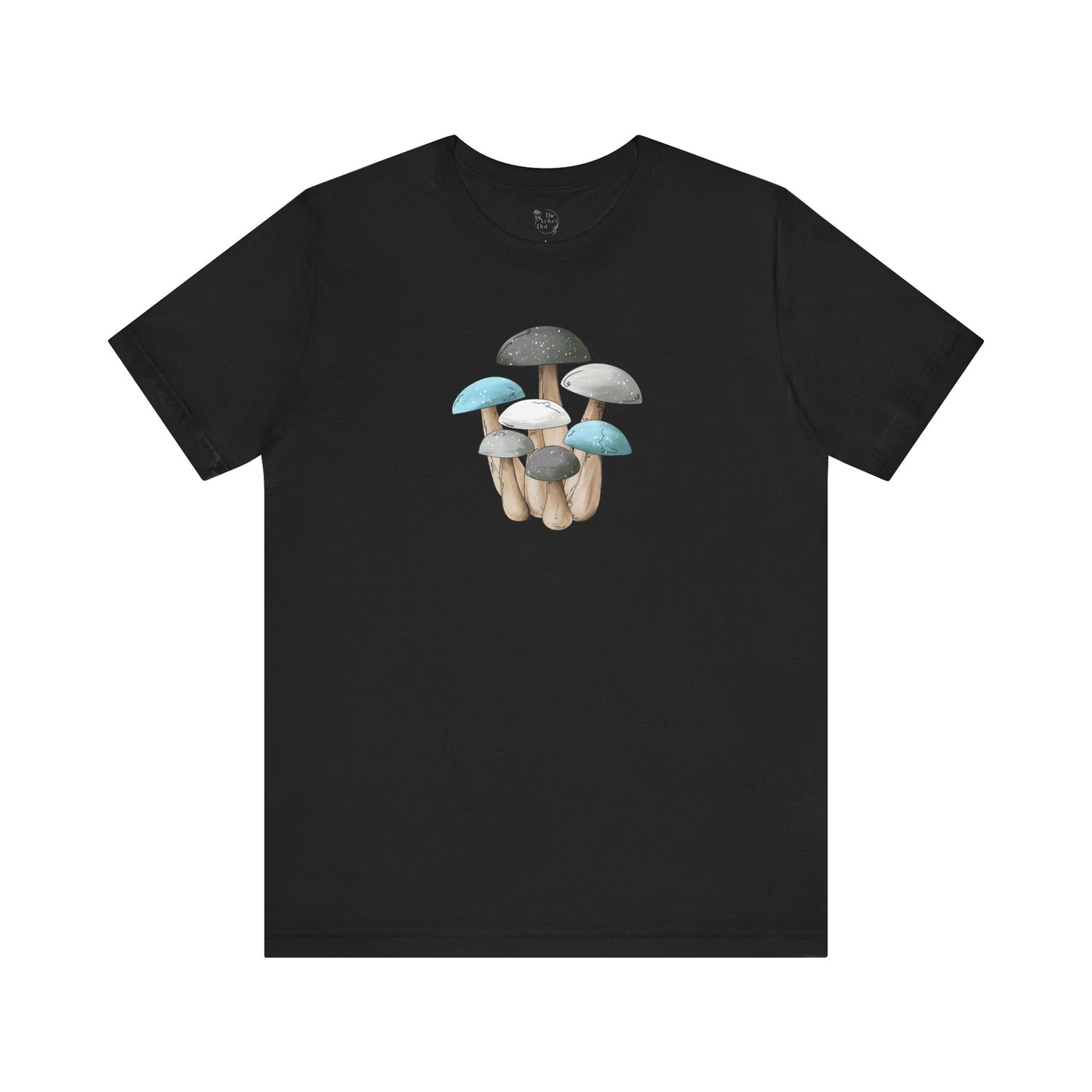 Demi Boy Pride Flag Mushrooms - Unisex T-Shirt