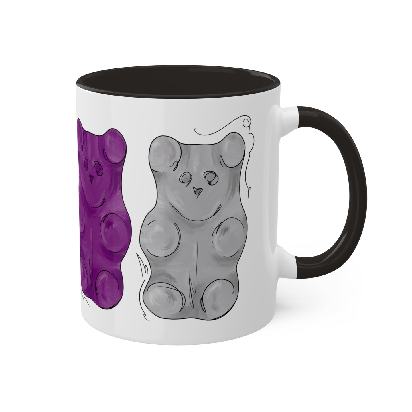 Demisexual Pride Flag Gummy Bears - Mug