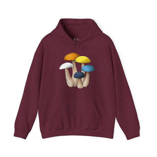 Aroace Pride Flag Mushrooms - Adult Unisex Hoodie