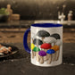 Straight Ally Pride Flag Mushrooms - Mug