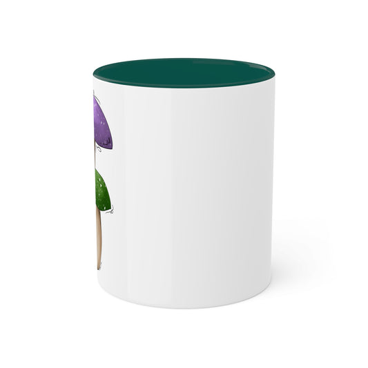 Genderqueer Pride Flag Mushrooms - Mug