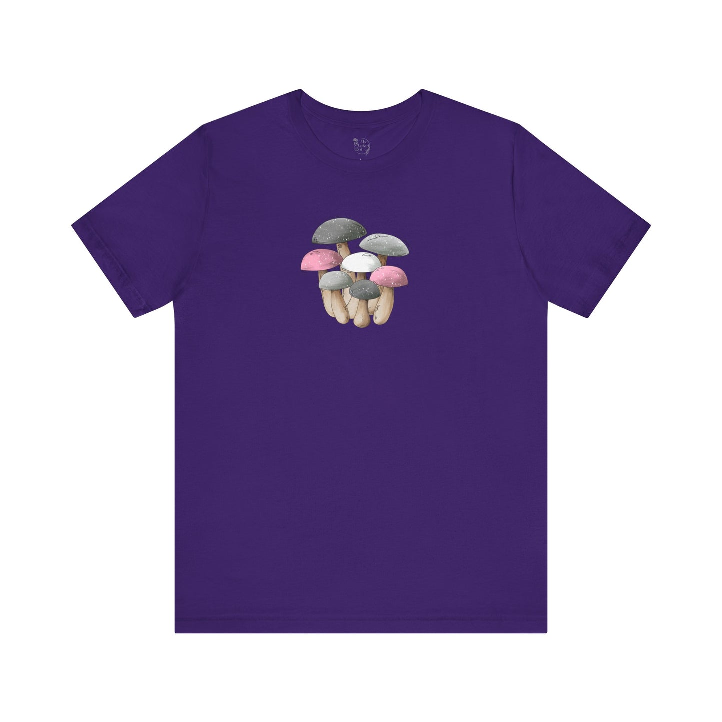 Demi Girl Pride Flag Mushrooms - Unisex T-Shirt