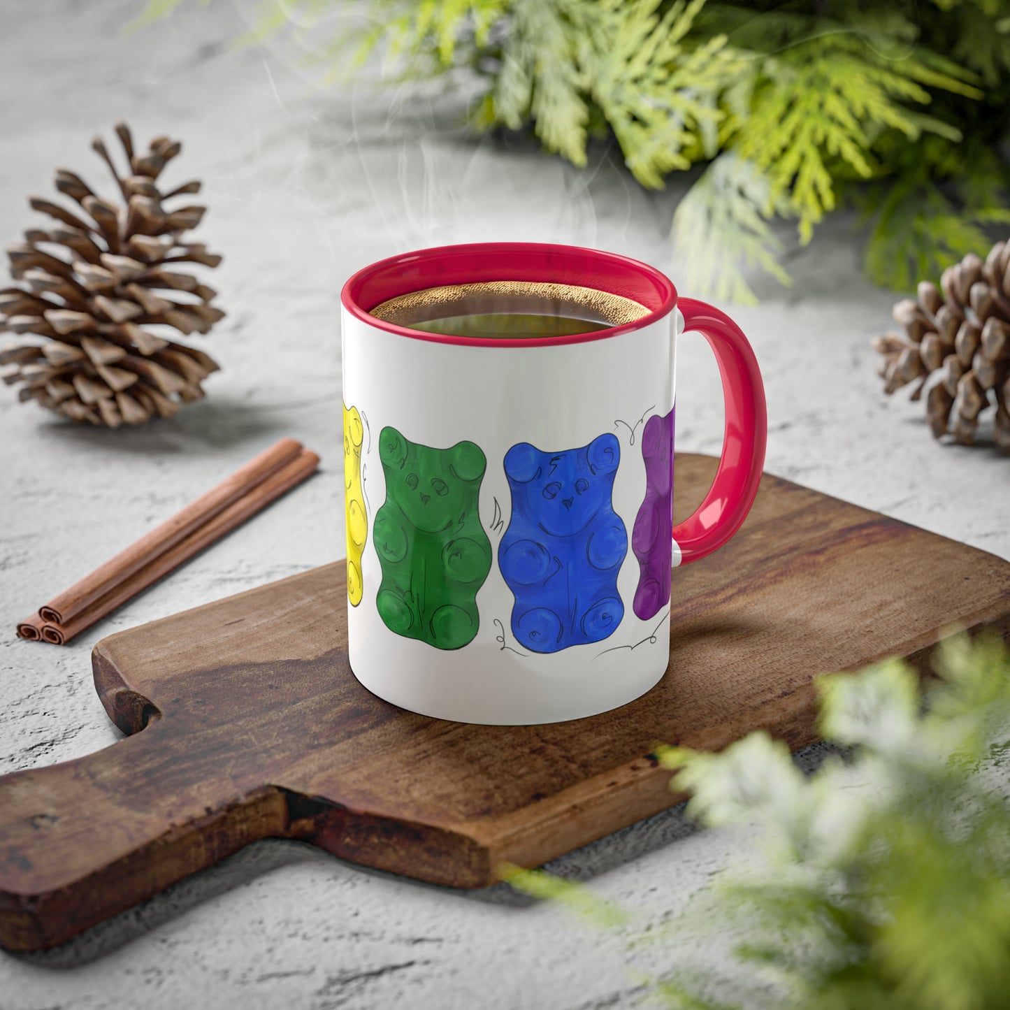 Gay Pride Flag Gummy Bears - Mug