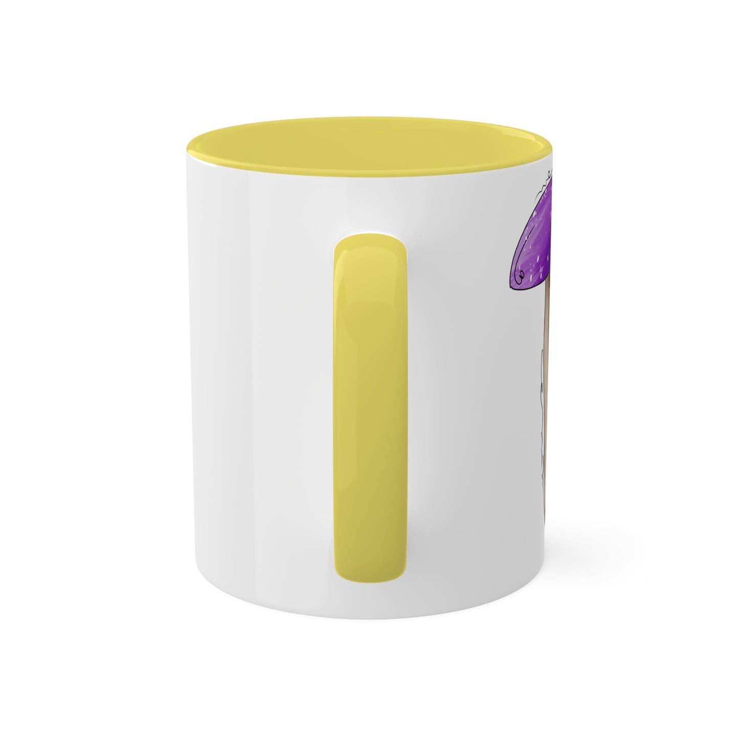 Intersex Pride Flag Mushrooms - Mug