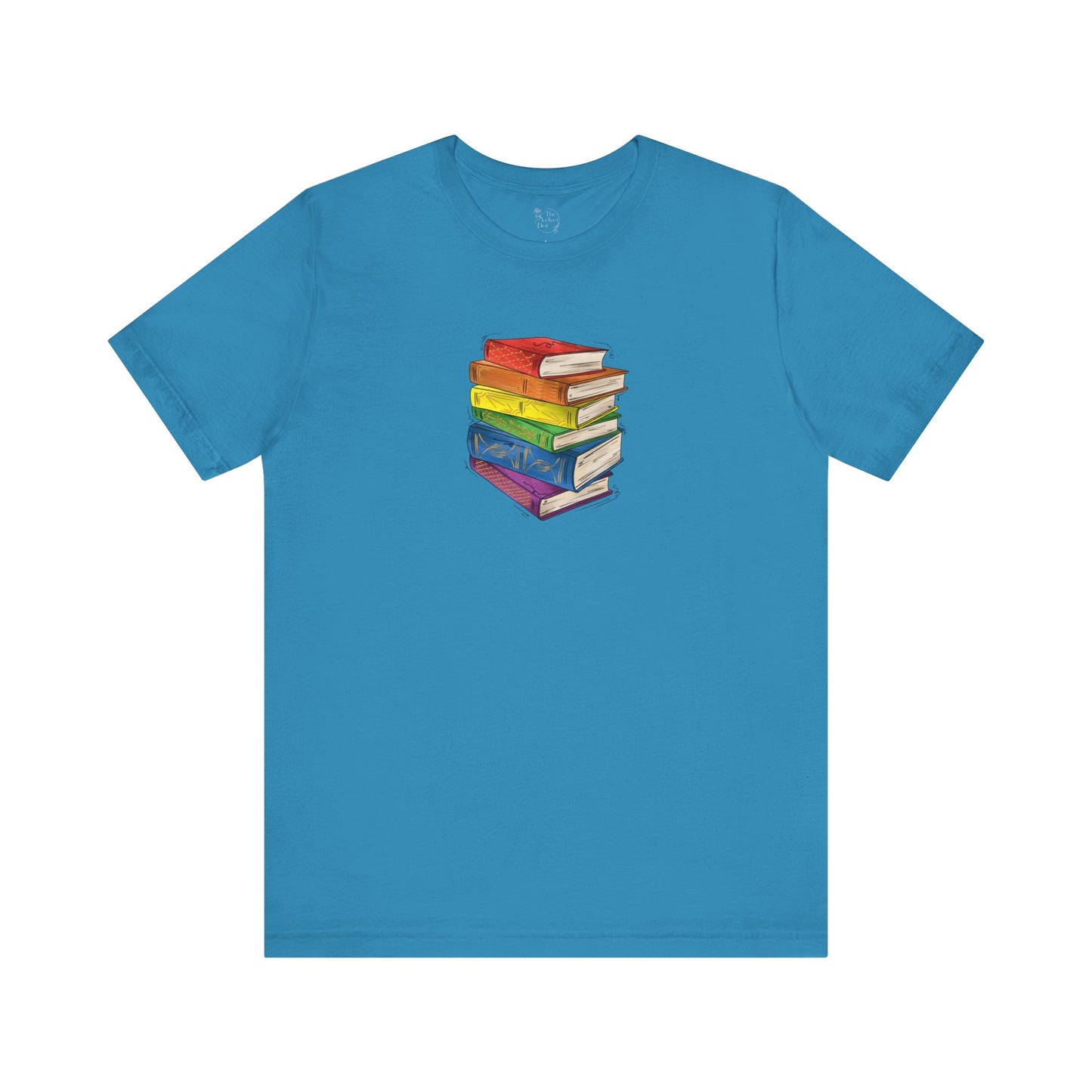 Gay Pride Flag Old Books - Unisex T-Shirt