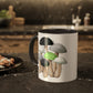 Agender Pride Flag Mushrooms - Mug