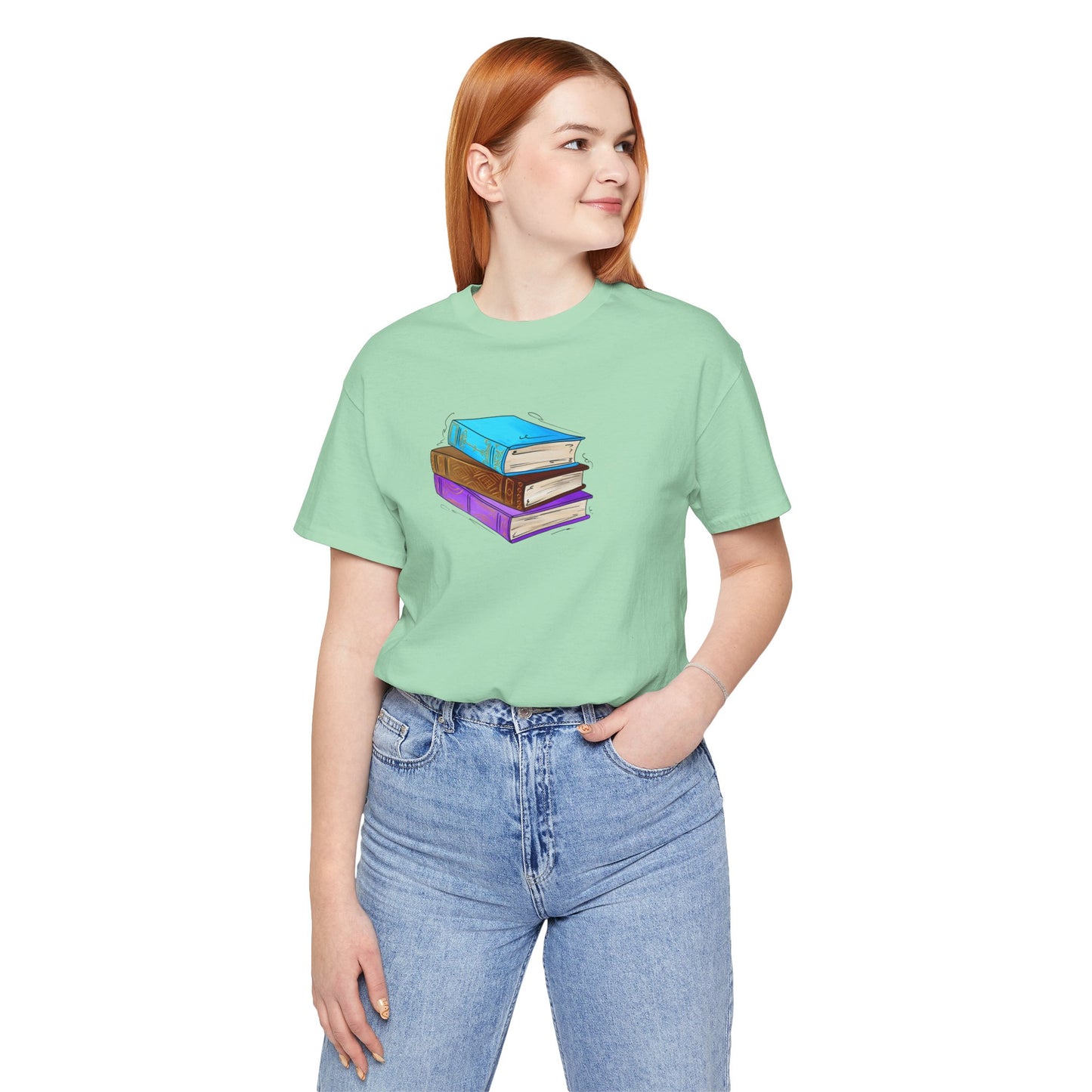 Androsexual Pride Flag Old Books - Unisex T-Shirt