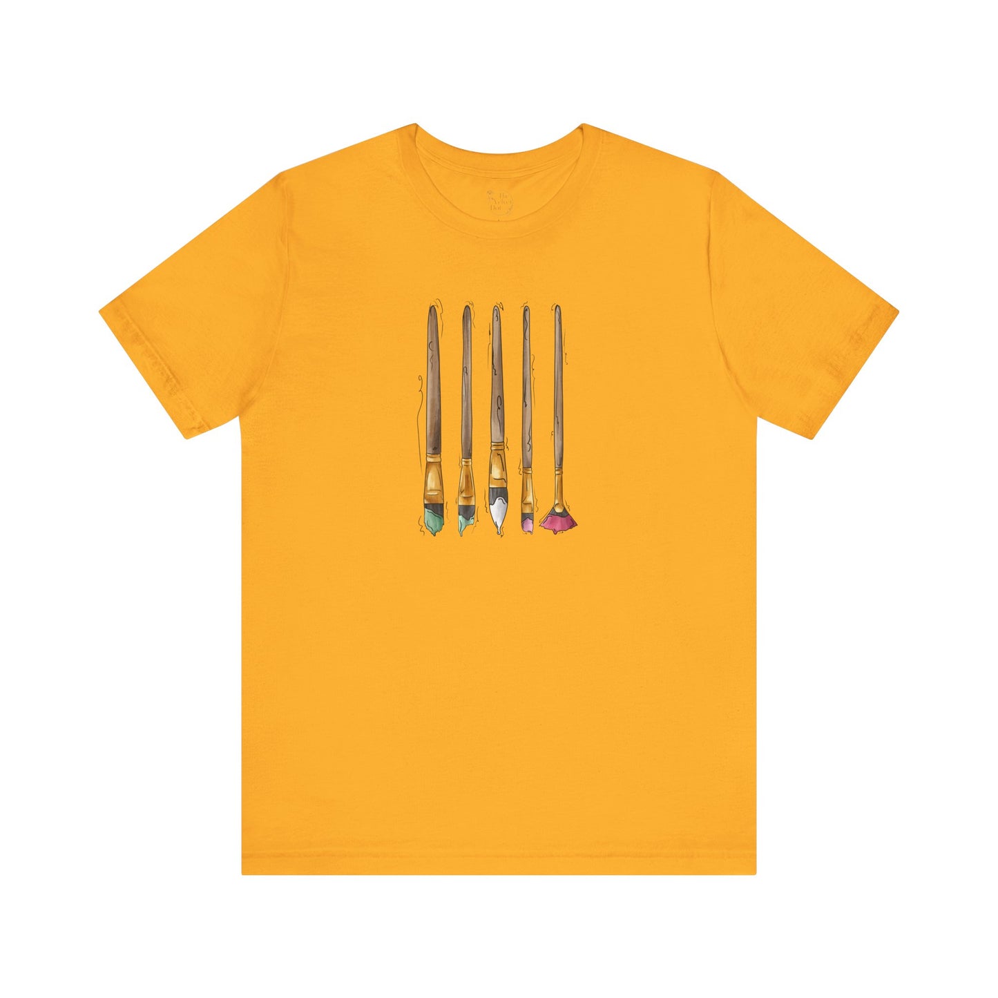 Abrosexual Pride Flag Paint Brushes - Unisex T-Shirt