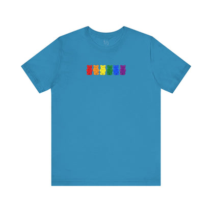 Gay Pride Flag Gummy Bears - Unisex T-Shirt