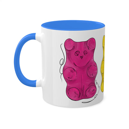 Pansexual Pride Flag Gummy Bears - Mug