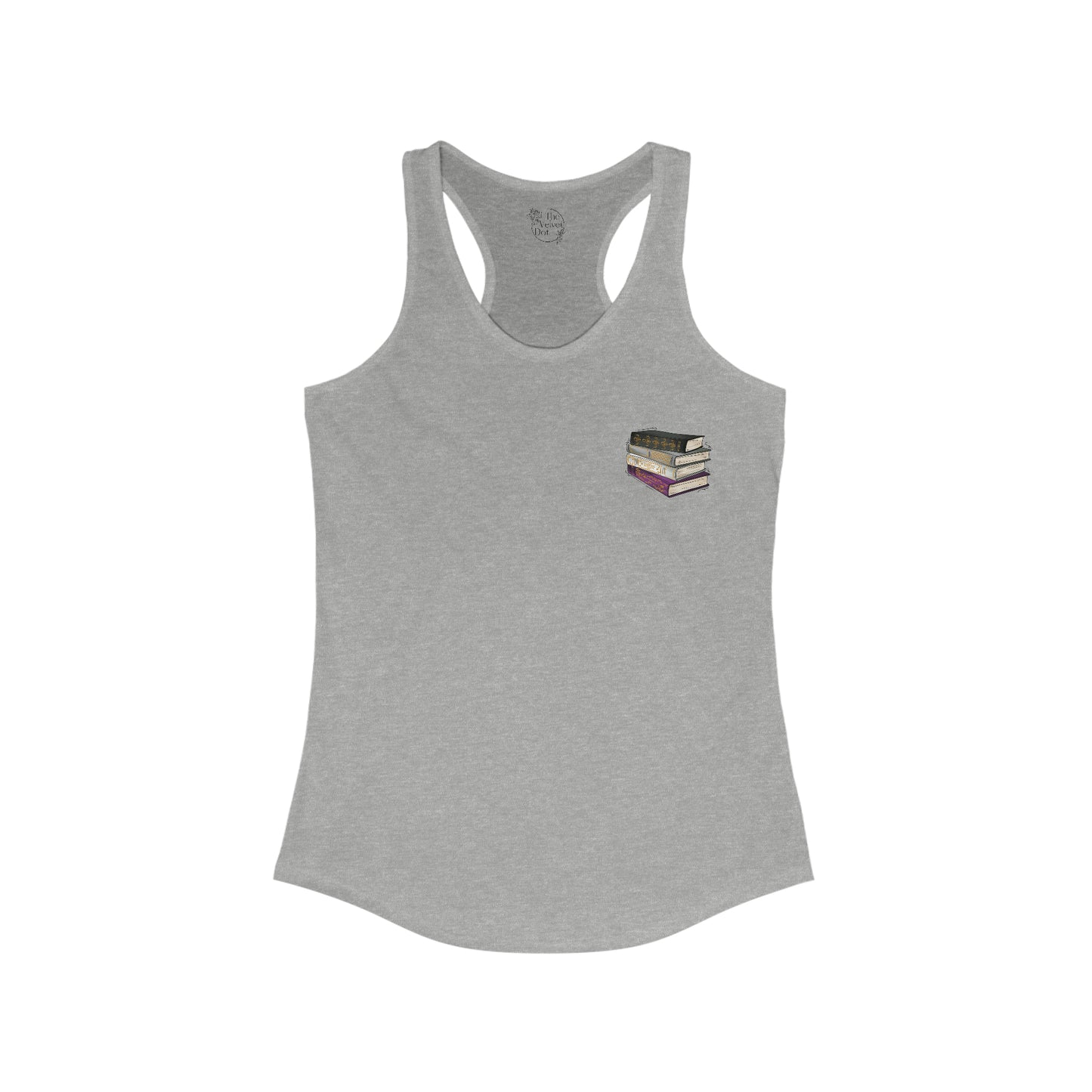 Asexual Pride Flag Old Books - Womens Tank Top