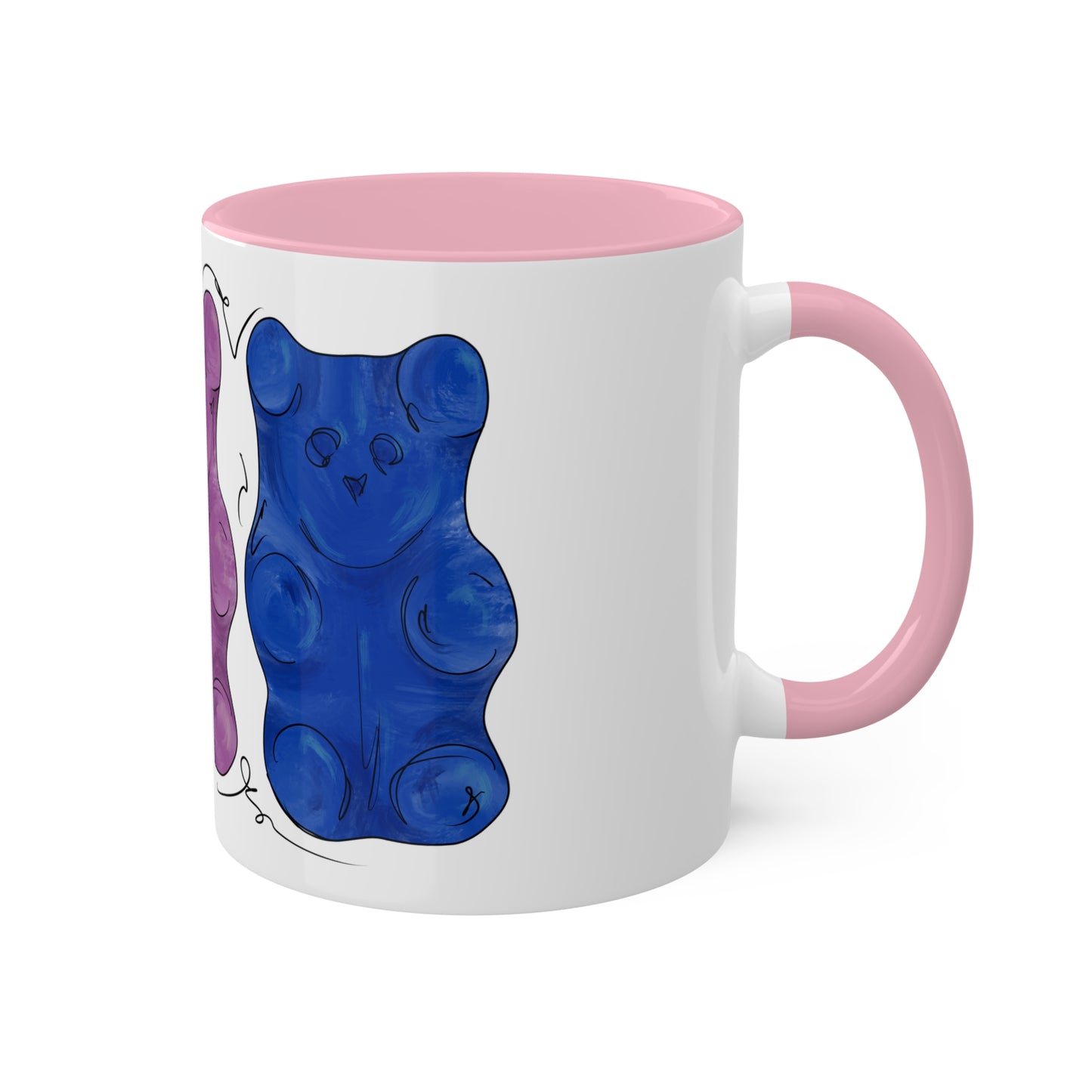 Bisexual Pride Flag Gummy Bears - Mug