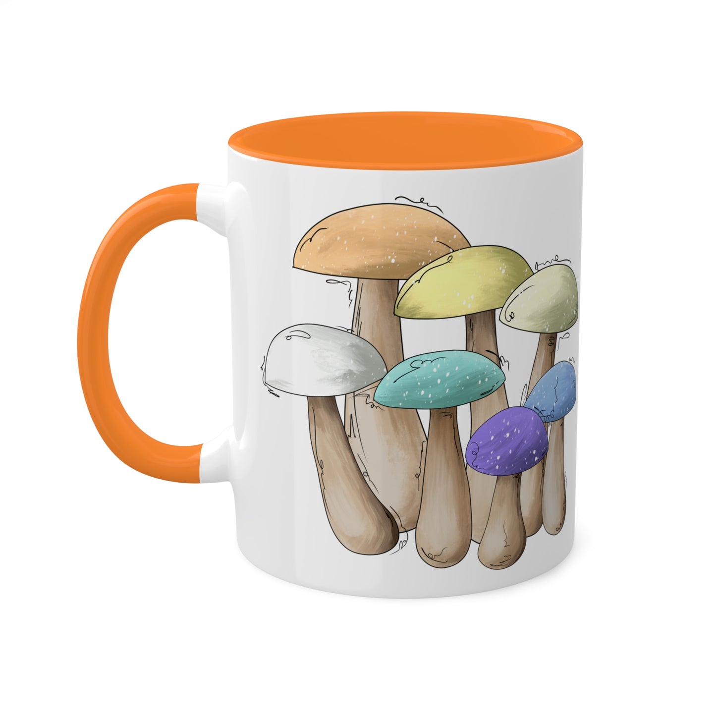 Genderfaun Pride Flag Mushrooms - Mug