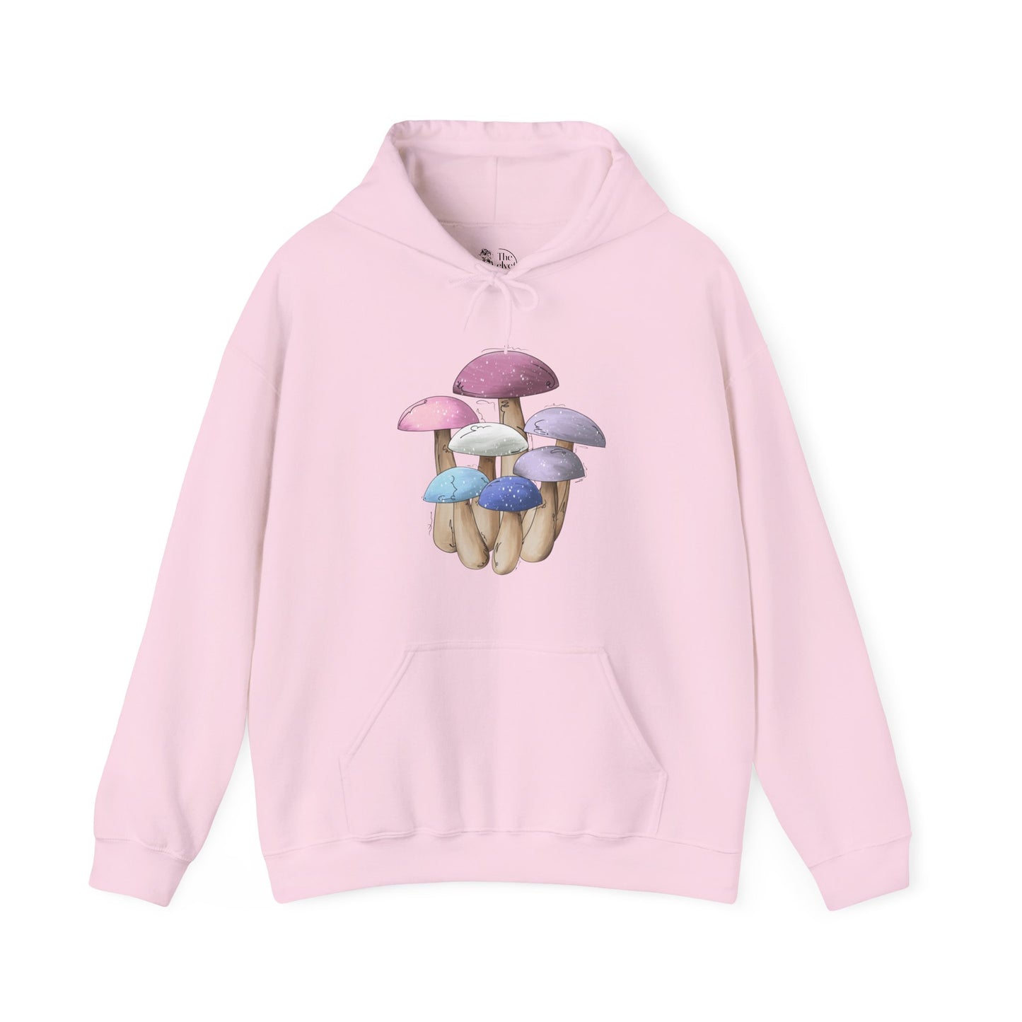 Bigender Pride Flag Mushrooms - Adult Unisex Hoodie