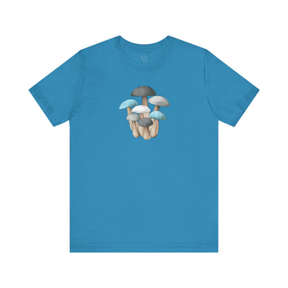 Demi Boy Pride Flag Mushrooms - Unisex T-Shirt