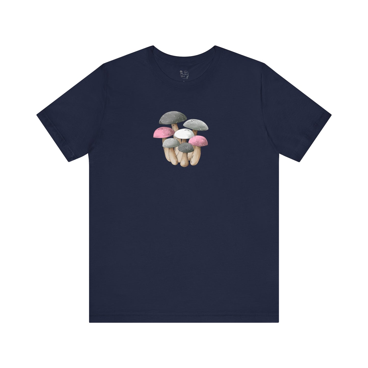 Demi Girl Pride Flag Mushrooms - Unisex T-Shirt