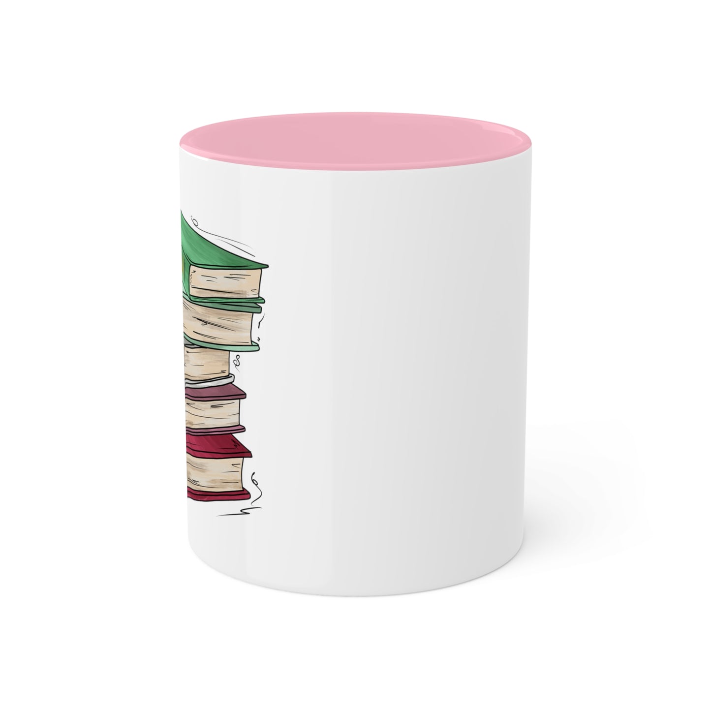 Abrosexual Pride Flag Old Books - Mug